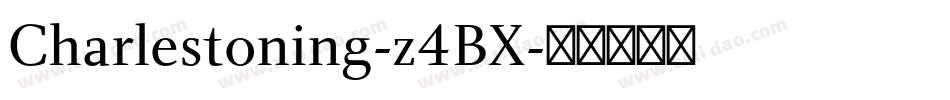 Charlestoning-z4BX字体转换