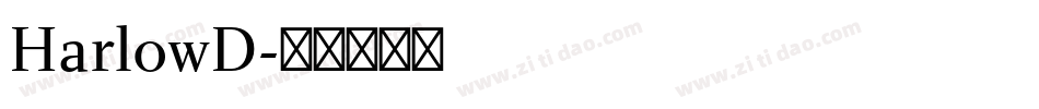 HarlowD字体转换