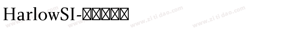 HarlowSI字体转换