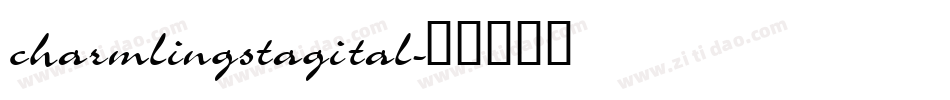 charmlingstagital字体转换