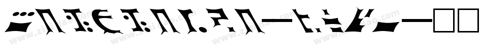 Canonatia-zwML字体转换