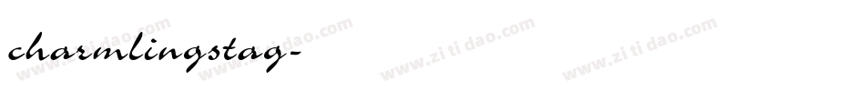 charmlingstag字体转换