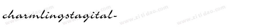 charmlingstagital字体转换