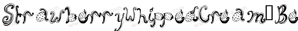 StrawberryWhippedCream-Be6l字体转换
