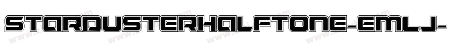 StardusterHalftone-EMLj字体转换