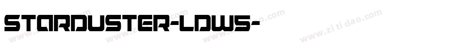 Starduster-LdW5字体转换