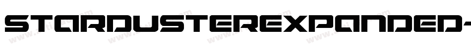 StardusterExpanded-0eyP字体转换