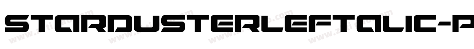StardusterLeftalic-pz21字体转换