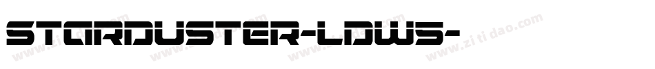 Starduster-LdW5字体转换