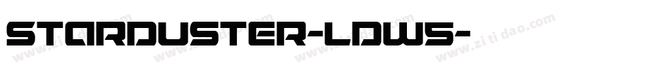 Starduster-LdW5字体转换