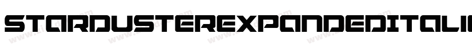 StardusterExpandedItalic-ezWl字体转换 StardusterExpandedItalic-ezWl字体转换