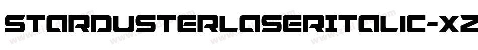 StardusterLaserItalic-xzXr字体转换