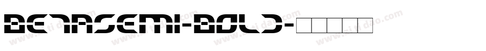 BetaSemi-Bold字体转换