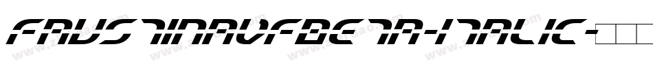 FaustinaVFBeta-Italic字体转换