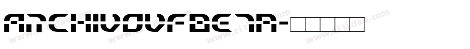 ArchivoVFBeta字体转换