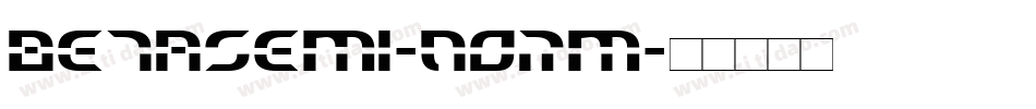 BetaSemi-Norm字体转换