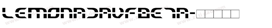 LemonadaVFBeta字体转换