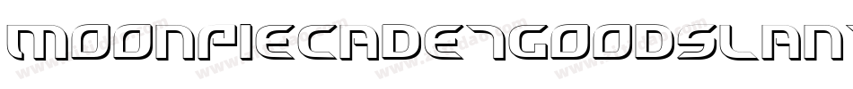 MoonpieCadetGoodslant-KV3A字体转换