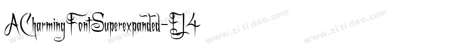 ACharmingFontSuperexpanded-EJ4j字体转换