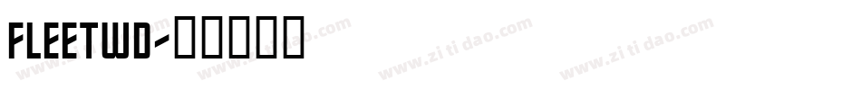 FLEETWD字体转换