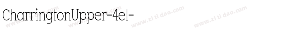 CharringtonUpper-4el字体转换
