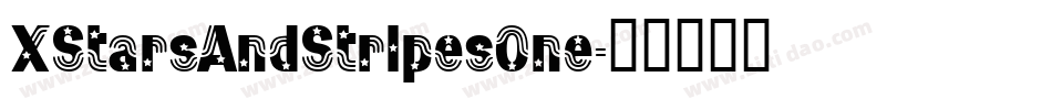 XStarsAndStripesOne字体转换