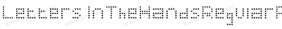 LettersInTheHandsRegularFonty-45qK字体转换