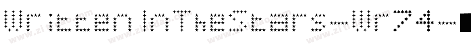 WrittenInTheStars-Wr74字体转换