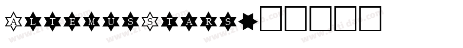 AltemusStars字体转换