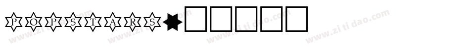 POPSTARS字体转换