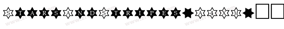 StarsAndStripes-A4XM字体转换