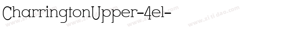 CharringtonUpper-4el字体转换