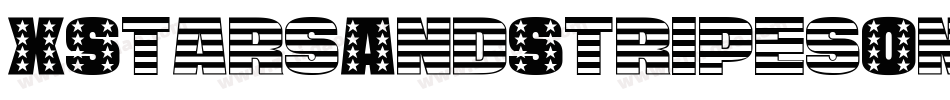 XStarsAndStripesOne字体转换
