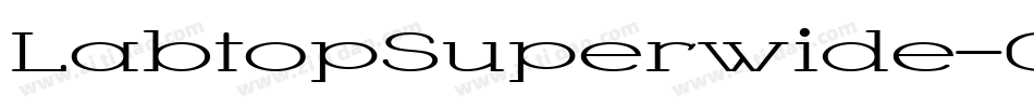 LabtopSuperwide-GaP字体转换