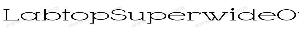 LabtopSuperwideOutline-j4O字体转换