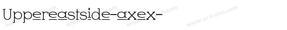 Uppereastside-axex字体转换