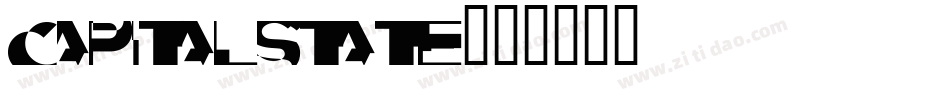 CapitalState字体转换