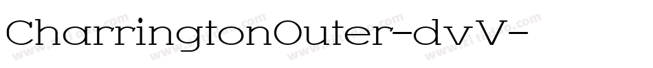 CharringtonOuter-dvV字体转换