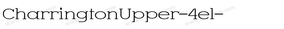CharringtonUpper-4el字体转换