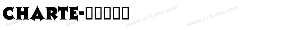 Charte字体转换
