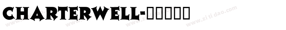charterwell字体转换