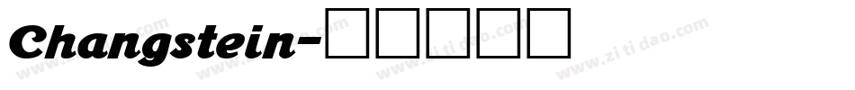 Changstein字体转换