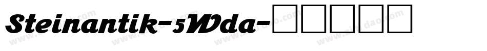 Steinantik-5Wda字体转换