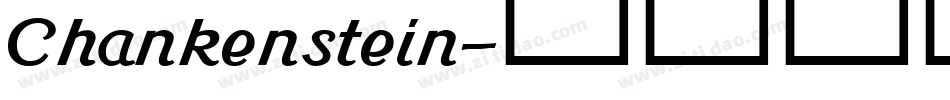 Chankenstein字体转换