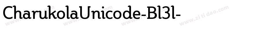 CharukolaUnicode-Bl3l字体转换
