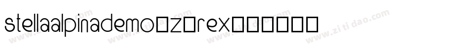 StellaAlpinaDemo-z8reX字体转换