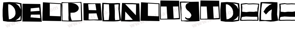 DelphinLTStd-1字体转换