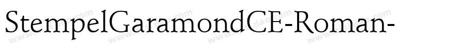 StempelGaramondCE-Roman字体转换