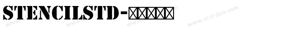 StencilStd字体转换
