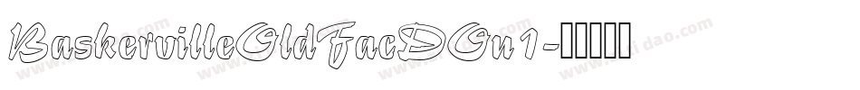 BaskervilleOldFacDOu1字体转换